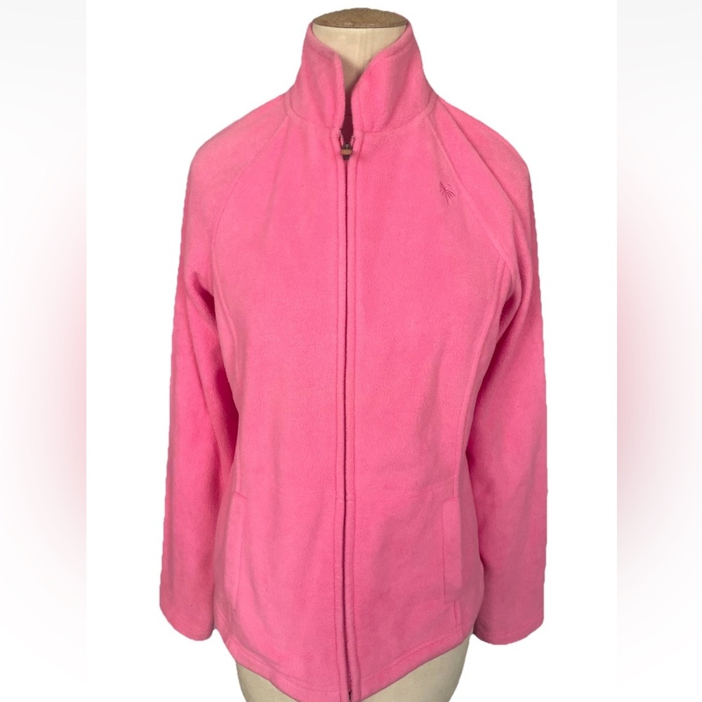Lilly Pulitzer Fleece Jacket Barbie Pink  Small
